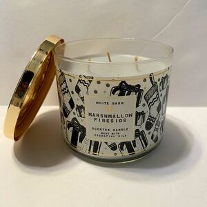 MARSHMALLOW FIRESIDE 3 WICK CANDLE
